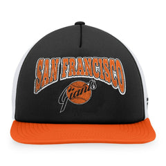 San Francisco Giants Heritage Foam Front Trucker Snapback Hat Black/Orange