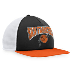 San Francisco Giants Heritage Foam Front Trucker Snapback Hat Black/Orange