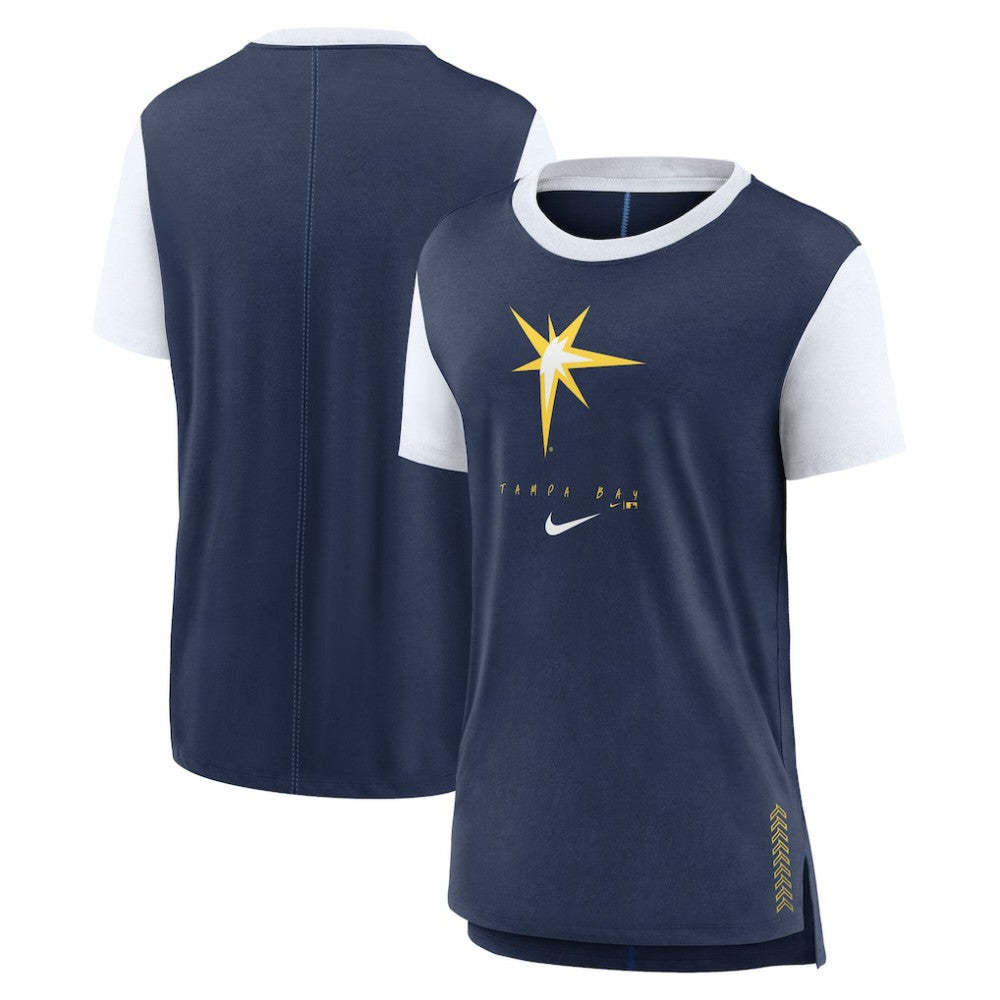 Tampa Bay Rays Women's Local Touch Fashion T-Shirt Navy | Nike