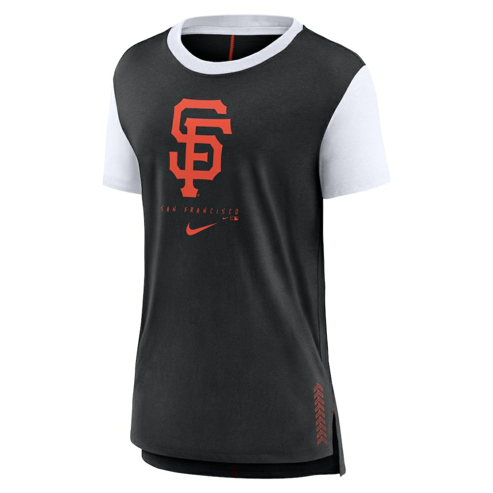 San Francisco Giants Women's Local Touch Fashion Top Black | Nike