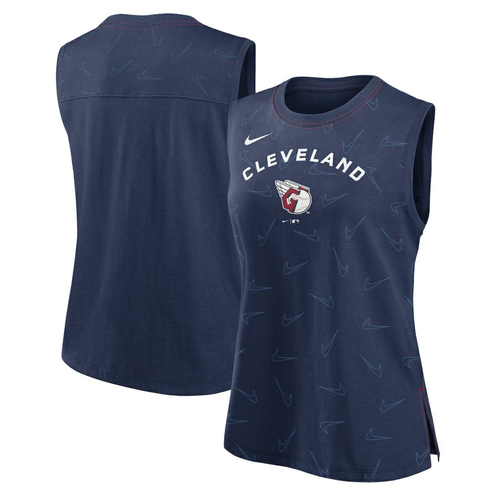 Cleveland Guardians Women's Muscle Play Tank Top Navy | Nike