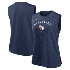 Cleveland Guardians Women's Muscle Play Tank Top Navy | Nike