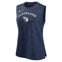 Cleveland Guardians Women's Muscle Play Tank Top Navy | Nike