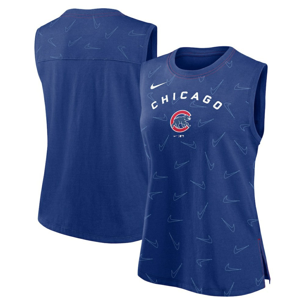 Chicago Cubs Women's Muscle Play Tank Top Royal | Nike