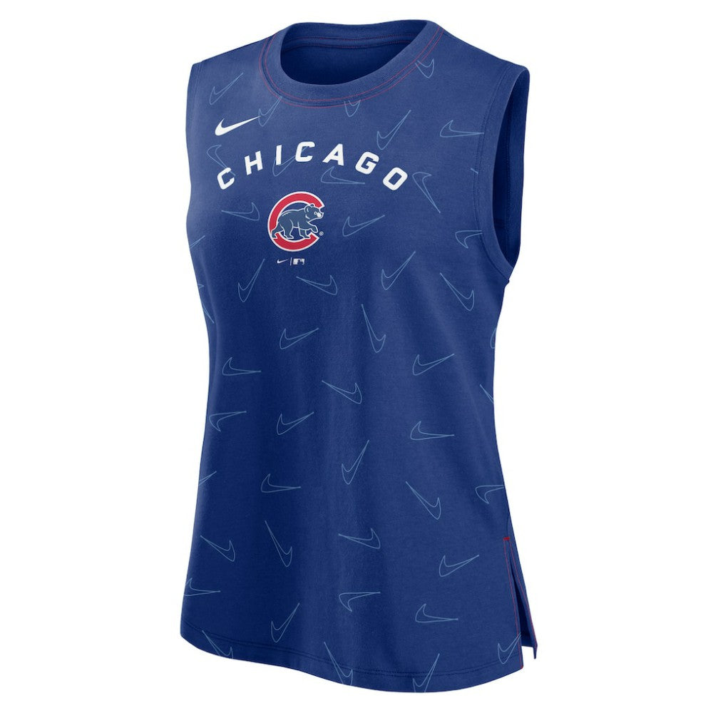 Chicago Cubs Women's Muscle Play Tank Top Royal | Nike