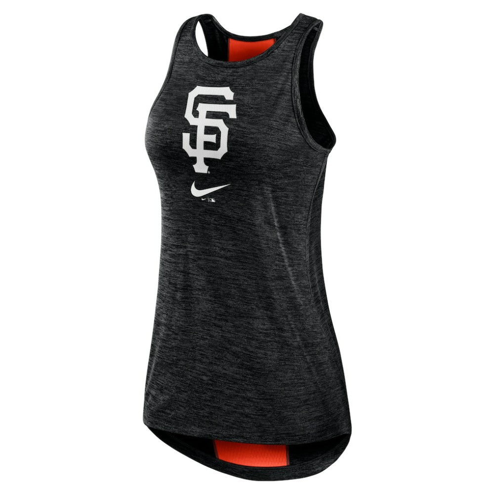 San Francisco Giants Women's Right Mix High Neck Tank Top Black | Nike