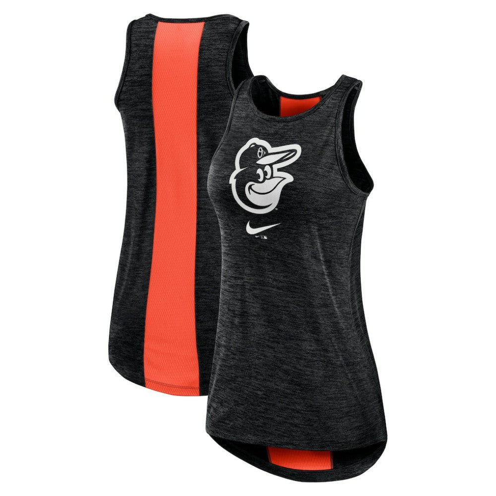Baltimore Orioles Women's Right Mix High Neck Tank Top Black | Nike