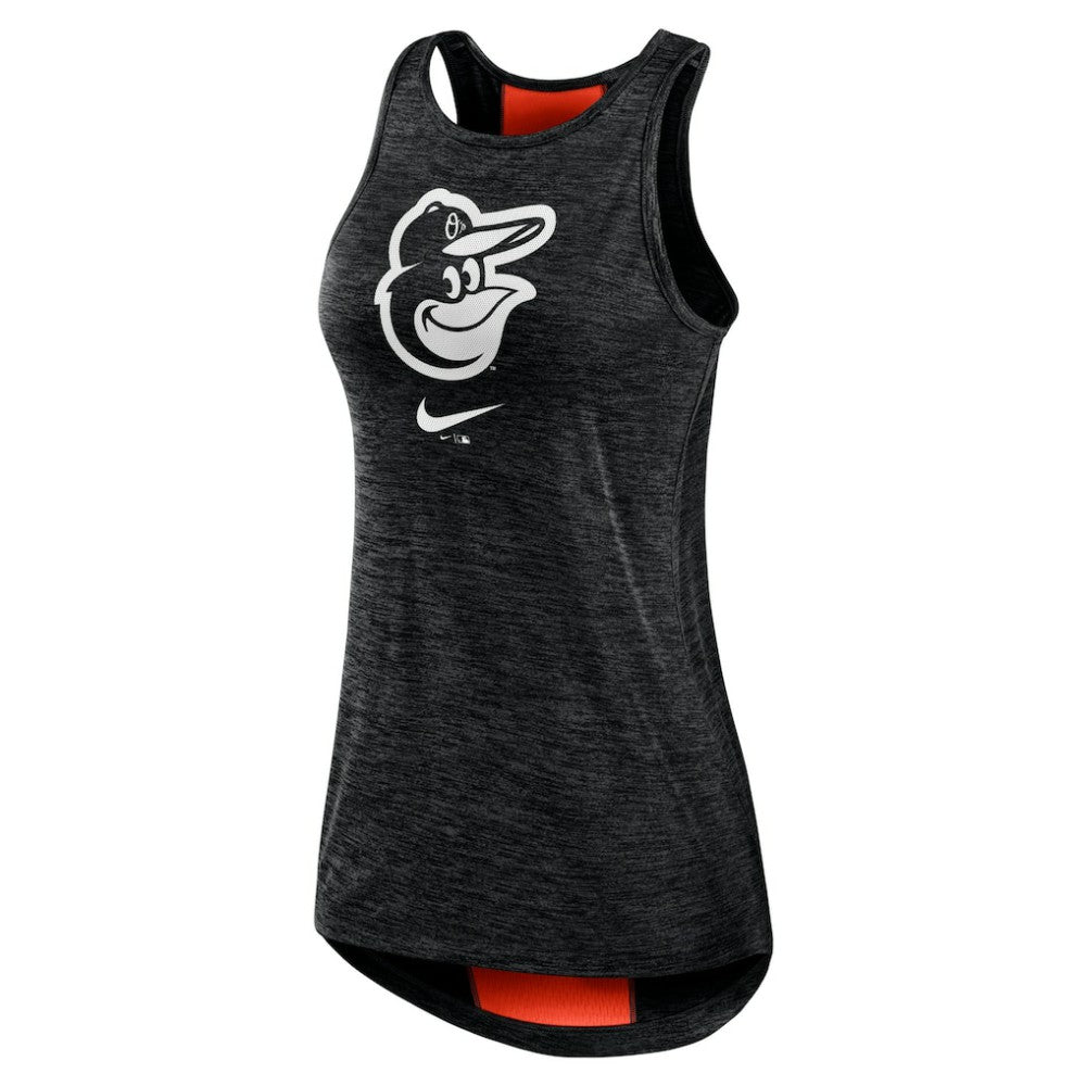 Baltimore Orioles Women's Right Mix High Neck Tank Top Black | Nike