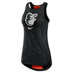 Baltimore Orioles Women's Right Mix High Neck Tank Top Black | Nike