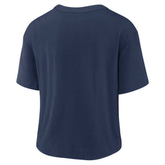 Houston Astros Women's Line Up High Hip Fashion T-Shirt Navy/White | Nike