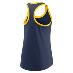 Milwaukee Brewers Women's Tech Tri-Blend Tank Top Navy | Nike