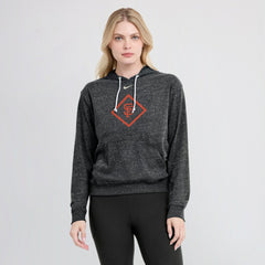 San Francisco Giants Women's Diamond Icon Gym Vintage Lightweight Hooded Top Black | Nike