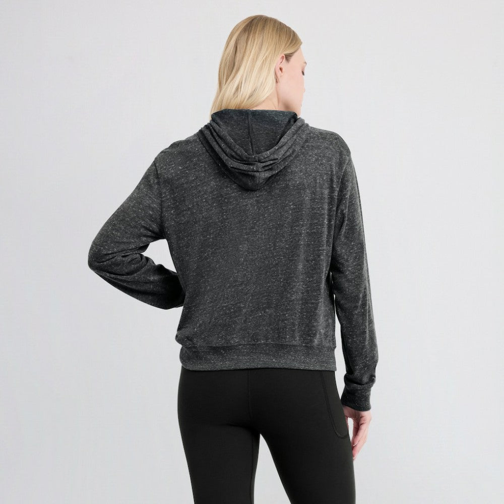 San Francisco Giants Women's Diamond Icon Gym Vintage Lightweight Hooded Top Black | Nike