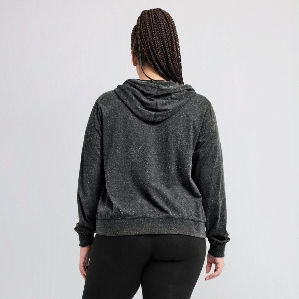 San Francisco Giants Women's Diamond Icon Gym Vintage Lightweight Hooded Top Black | Nike