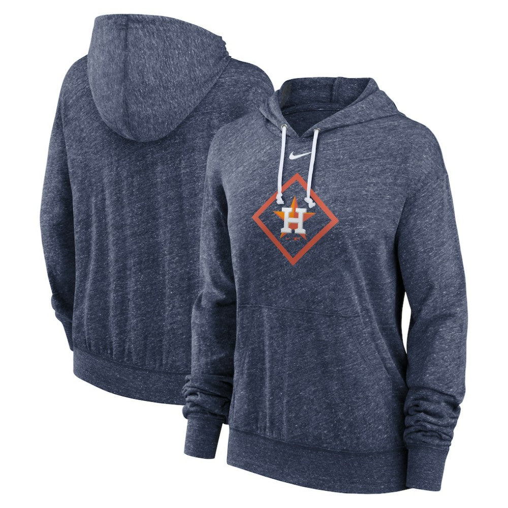 Houston Astros Women's Diamond Icon Gym Vintage Lightweight Hooded Top Navy | Nike