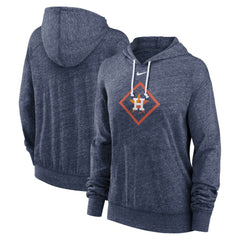 Houston Astros Women's Diamond Icon Gym Vintage Lightweight Hooded Top Navy | Nike