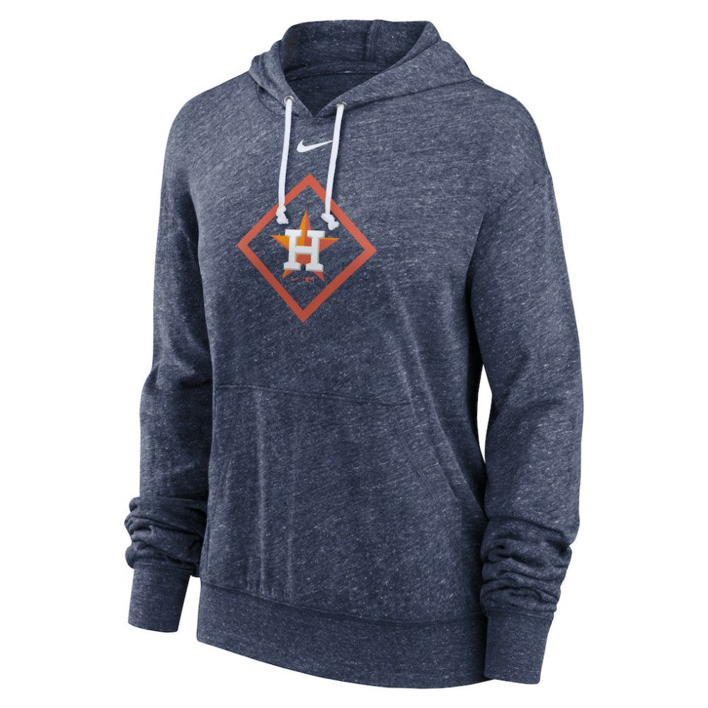 Houston Astros Women's Diamond Icon Gym Vintage Lightweight Hooded Top Navy | Nike