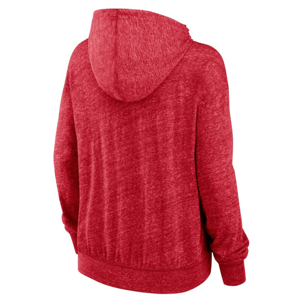 Los Angeles Angels Women's Diamond Icon Gym Vintage Lightweight Hooded Top Red | Nike