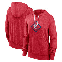 St. Louis Cardinals Women's Diamond Icon Gym Vintage Lightweight Hooded Top Red | Nike