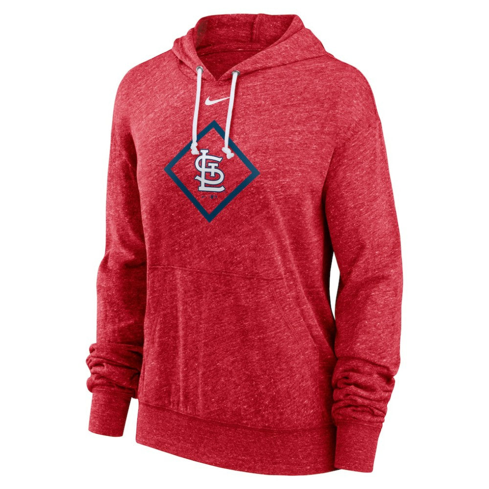 St. Louis Cardinals Women's Diamond Icon Gym Vintage Lightweight Hooded Top Red | Nike