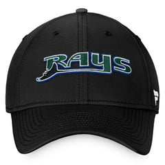 Tampa Bay Rays Cooperstown Core Flex Hat Black