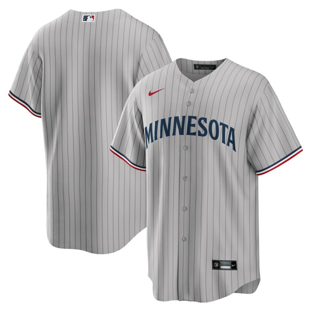 Minnesota Twins Road Replica Team Jersey Gray | Nike