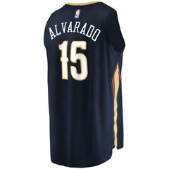 Jose Alvarado New Orleans Pelicans Fast Break Replica Jersey - Icon Edition - Navy