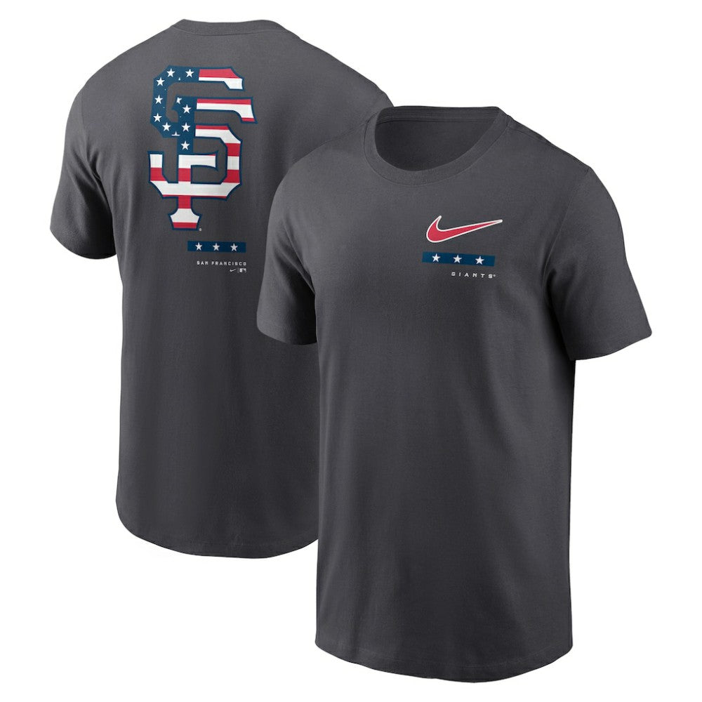 San Francisco Giants Americana T-Shirt Anthracite | Nike