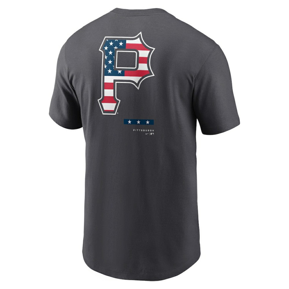Pittsburgh Pirates Americana T-Shirt Anthracite | Nike