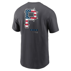 Pittsburgh Pirates Americana T-Shirt Anthracite | Nike