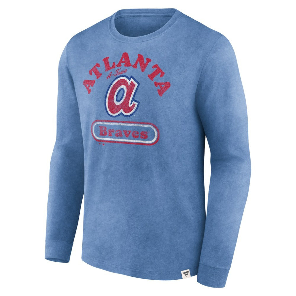 Atlanta Braves Circus Catch Long Sleeve T-Shirt Royal