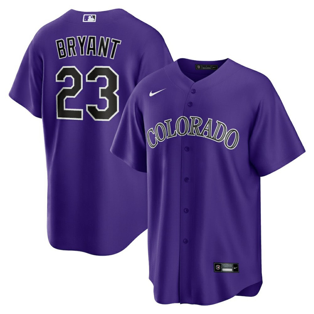 Kris Bryant Colorado Rockies Alternate Replica Player Jersey Purple | Nike