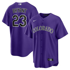 Kris Bryant Colorado Rockies Alternate Replica Player Jersey Purple | Nike