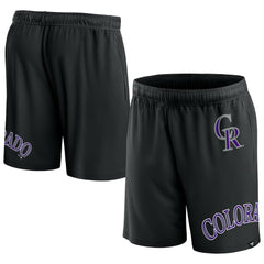 Colorado Rockies Clincher Mesh Shorts Black