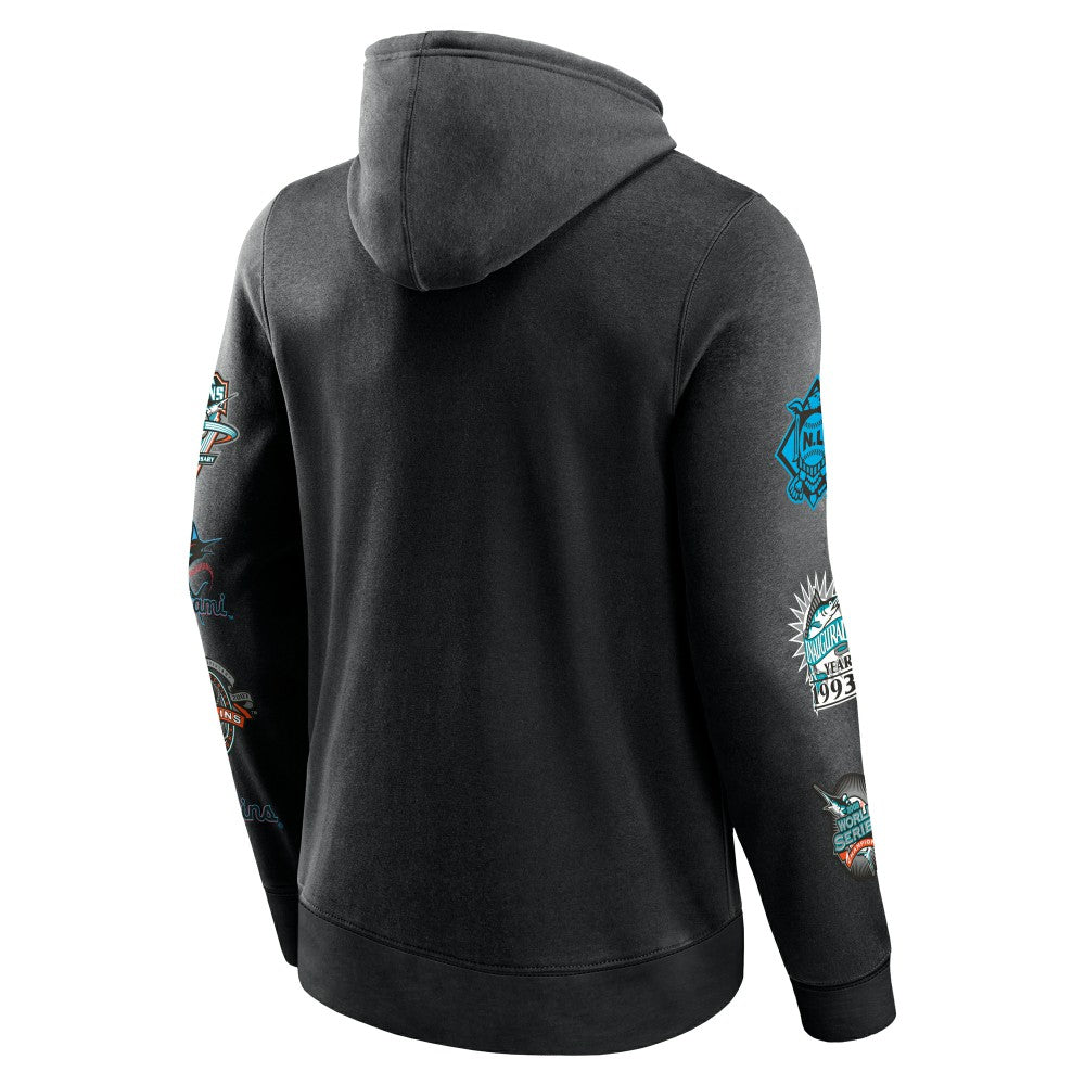 Miami Marlins Extra Innings Hoodie Black
