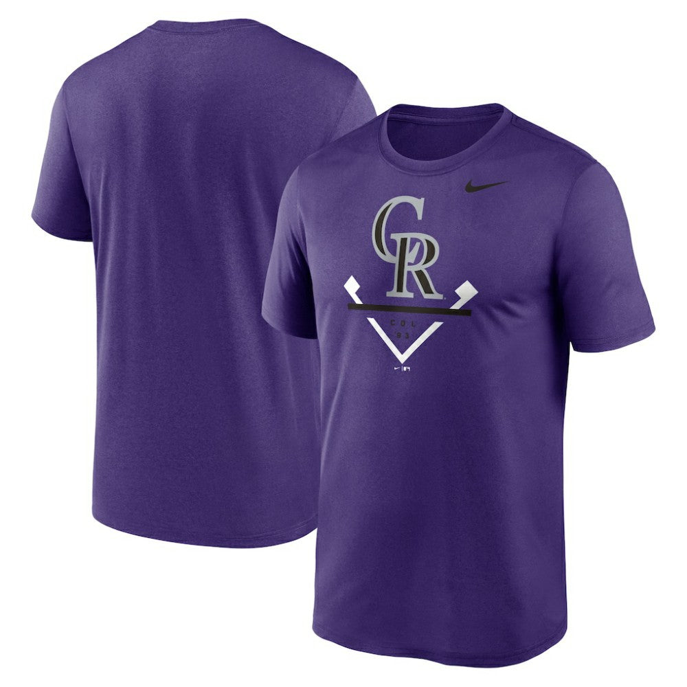 Colorado Rockies Icon Legend Dri-FIT T-Shirt Purple | Nike