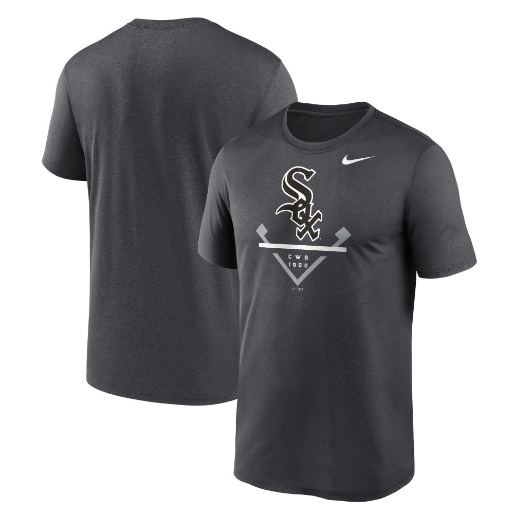 Chicago White Sox Big & Tall Icon Legend Performance T-Shirt Anthracite | Nike