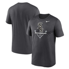 Chicago White Sox Big & Tall Icon Legend Performance T-Shirt Anthracite | Nike