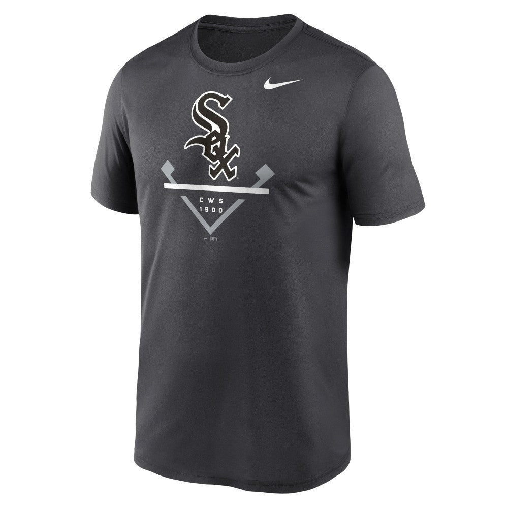 Chicago White Sox Big & Tall Icon Legend Performance T-Shirt Anthracite | Nike