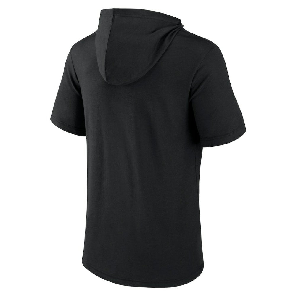 San Francisco Giants Offensive Strategy Short Sleeve Pullover Hoodie Black