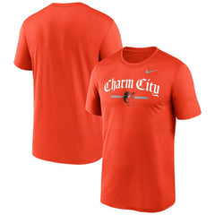 Baltimore Orioles Local Legend Practice Performace T-Shirt Orange | Nike