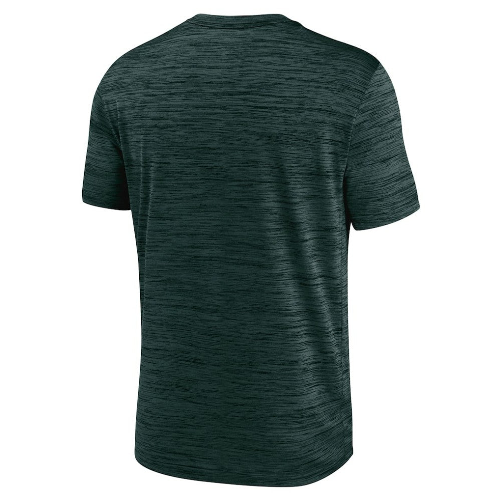 Athletics Logo Velocity Performance T-Shirt Green | Nike