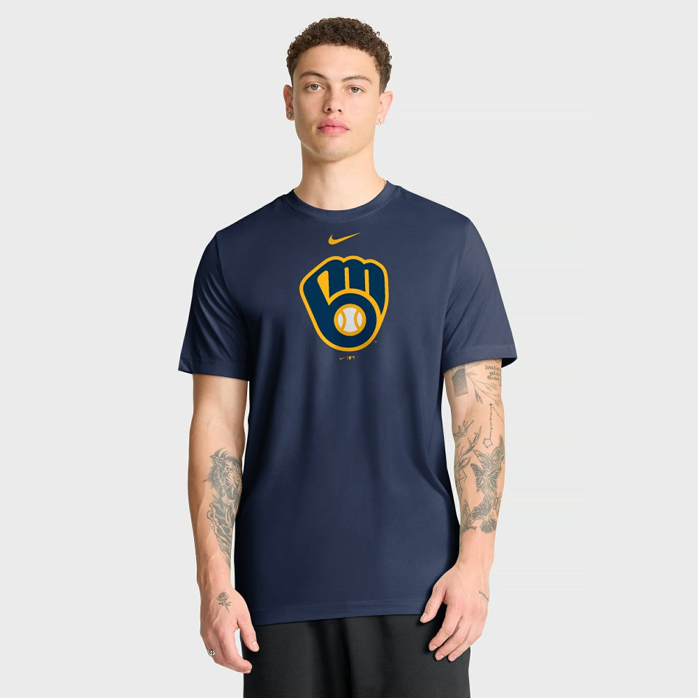 Milwaukee Brewers New Legend Dri-FIT T-Shirt Navy | Nike