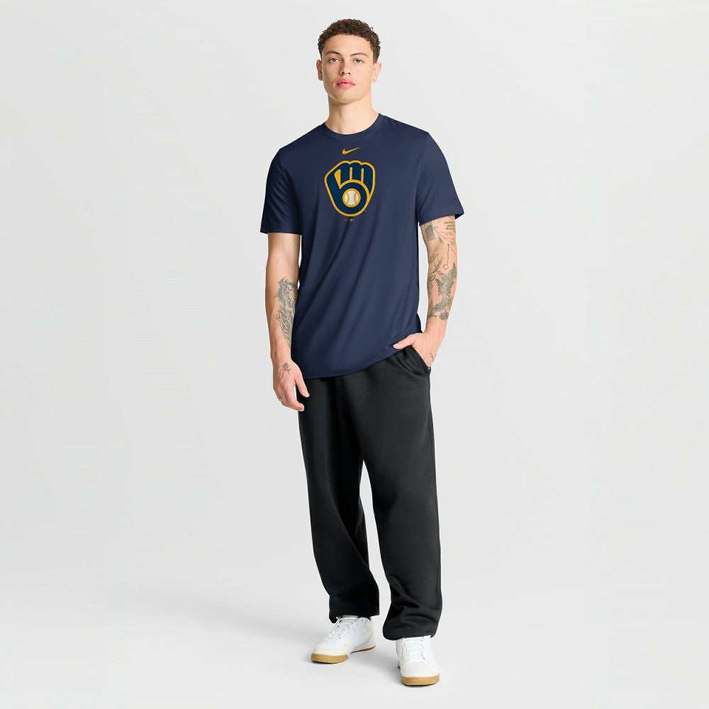 Milwaukee Brewers New Legend Dri-FIT T-Shirt Navy | Nike