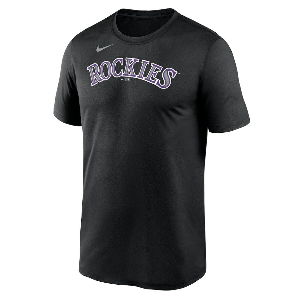 Colorado Rockies New Legend Wordmark Dri-FIT T-Shirt Black | Nike