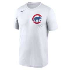 Chicago Cubs New Legend Wordmark Dri-FIT T-Shirt White | Nike