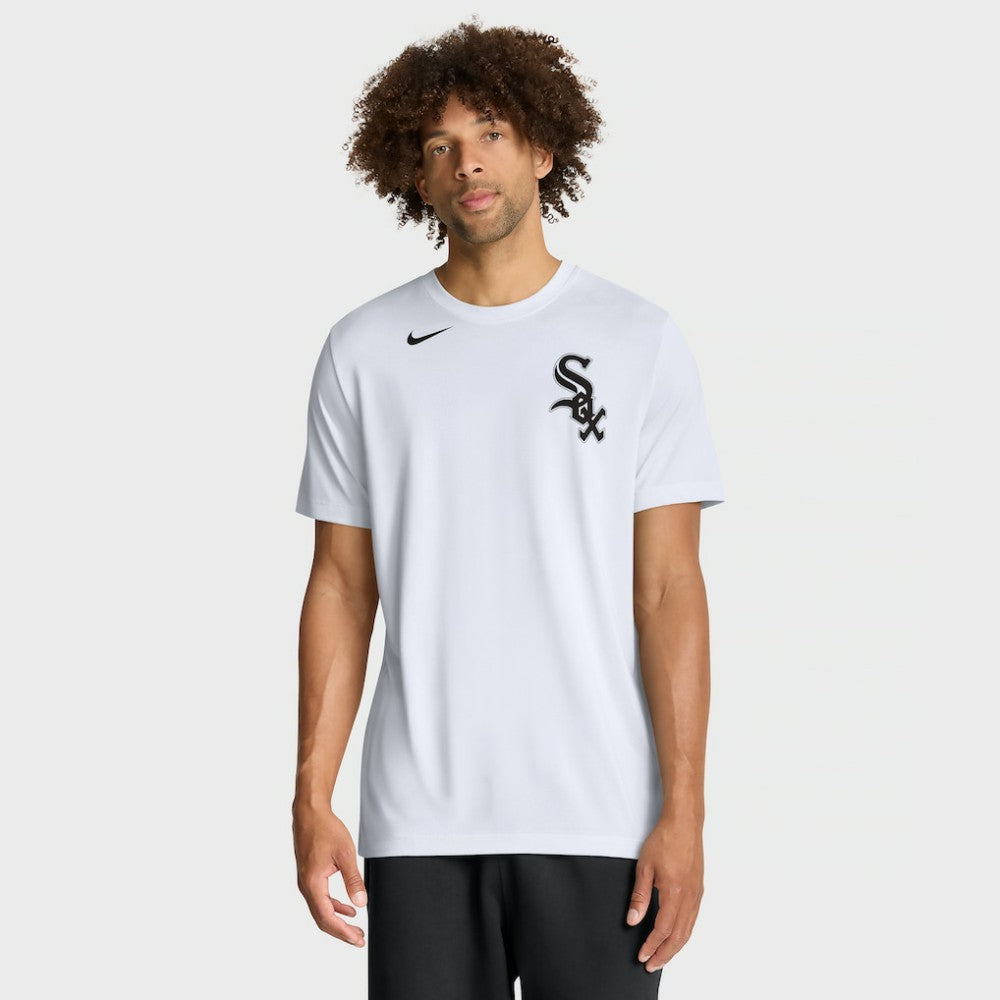 Chicago White Sox New Legend Wordmark Dri-FIT T-Shirt White | Nike