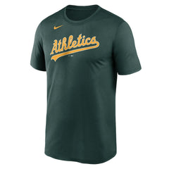 Athletics New Legend Wordmark Dri-FIT T-Shirt Green | Nike