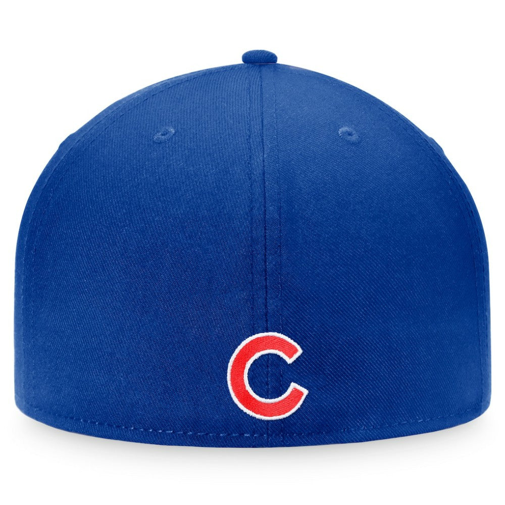 Chicago Cubs Fundamental Two-Tone Fitted Hat Royal/Red