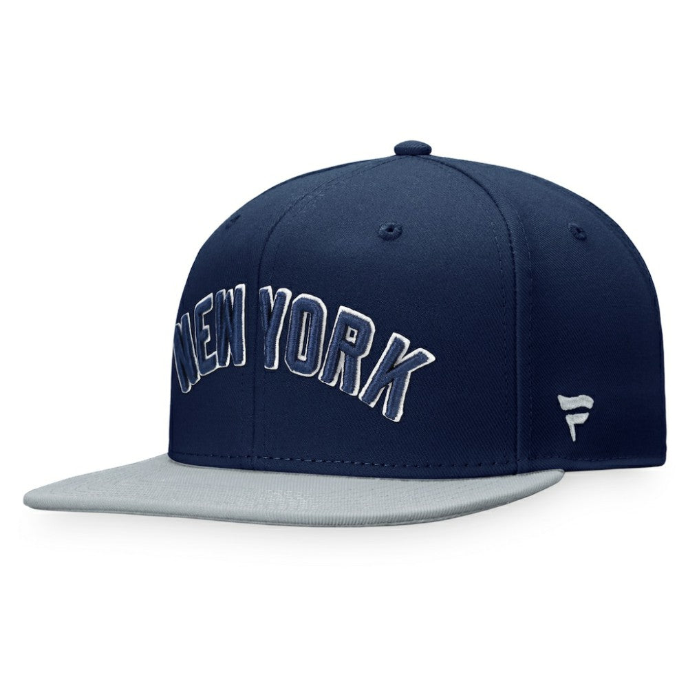New York Yankees Fundamental Two-Tone Fitted Hat Navy/Gray